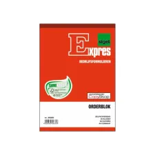 SIGEL Expres Bedrijfsformulieren Orderblok 2x50 vel genummerd (krimp 5 stuks)
