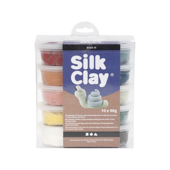 Silk Clay Boetseermateriaal SC Basic III/pk10x40g (pak 10 stuks)