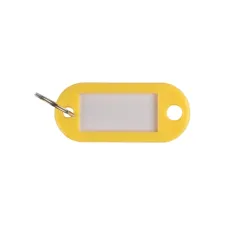 Q Connect Sleutellabel 50x12mm geel/pk 10 Q Connect Sleutellabel 50x12mm geel/pk 10