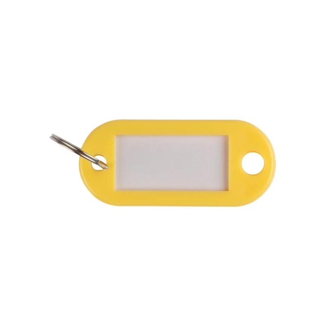 Q Connect Sleutellabel 50x12mm geel/pk 10 Q Connect Sleutellabel 50x12mm geel/pk 10