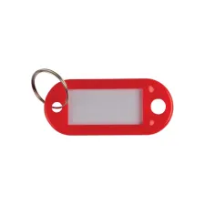 Q Connect Sleutellabel 50x12mm rood/pk 10 Q Connect Sleutellabel 50x12mm rood/pk 10