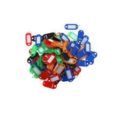 Sleutellabel assorti ring m label/pk100