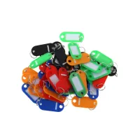 Sleutellabel assorti ring met label/pk20
