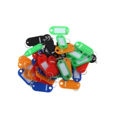 Sleutellabel assorti ring met label/pk20