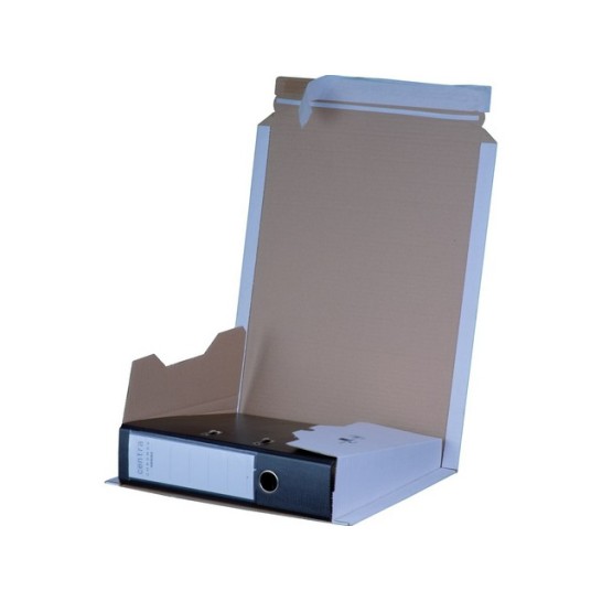 Smartbox Pro Verzenddoos ordner 320x285x35-80mm Enkellaags wit