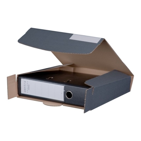 Smartbox Pro Verzenddoos ordner 320x288x50mm Enkellaags bruin
