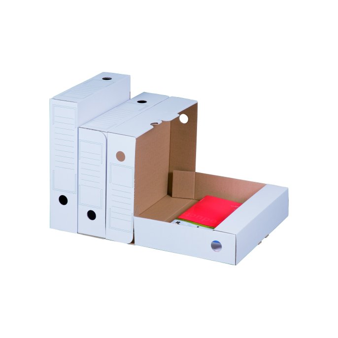 Smartbox Pro archiefdoos 250x70x317mm Enkellaags wit Smartbox Pro archiefdoos 250x70x317mm Enkellaags wit