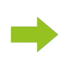 Smit Visual Supplies Symbool Pijl Magnetisch 60 x 80 mm Groen (pak 5 stuks)