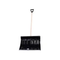 Sneeuwschep met houten steel blad 50 cm