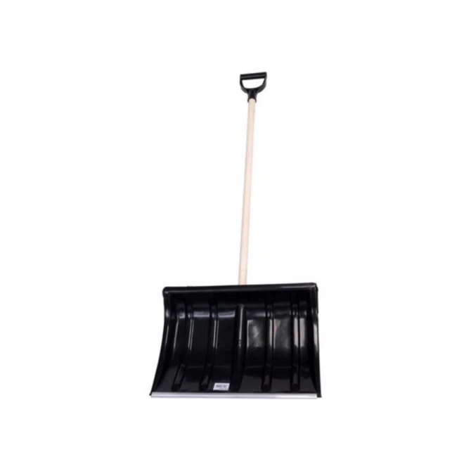 Sneeuwschep met houten steel blad 50 cm