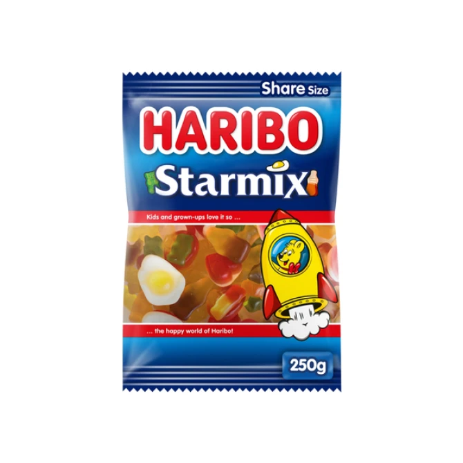 Snoep Haribo Starmix 250gr/ds12 Snoep Haribo Starmix 250gr/ds12