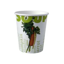 Soepbeker Karton 230 ml Wit met Groen (doos 1000 stuks) Soepbeker Karton 230 ml Wit met Groen (doos 1000 stuks)