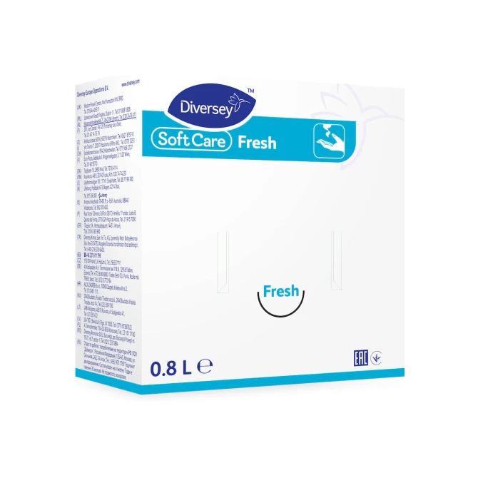 Softcare Fresh Zeep voor H1 houders (doos 6 x 800 milliliter) Softcare Fresh Zeep voor H1 houders (doos 6 x 800 milliliter)