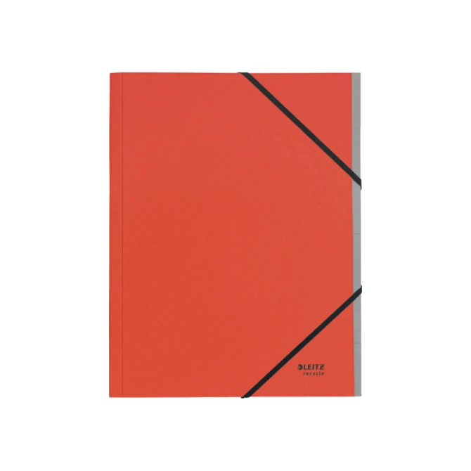 Sorteermap Leitz Recycle 6 vak rood