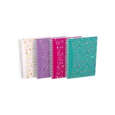 OXFORD Spiraalblok Floral A5 lijn (1 pak x 5 stuks) OXFORD Spiraalblok Floral A5 lijn (1 pak x 5 stuks)