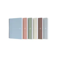 My Rec'Up Spiraalblok A5 Gelijnd 90 vel 90g 100% gerecycled papier Assorti My Rec'Up Spiraalblok A5 Gelijnd 90 vel 90g 100% gerecycled papier Assorti