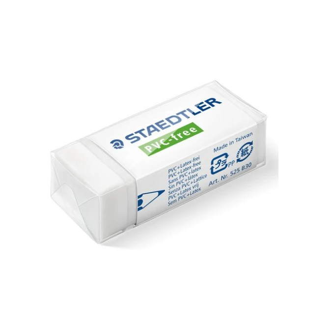 Staedtler 525 B Gum zonder PVC (pak 30 stuks) Staedtler 525 B Gum zonder PVC (pak 30 stuks)