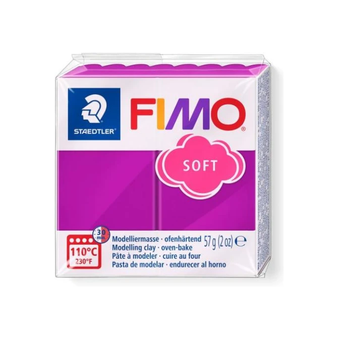 Staedtler Boetseerklei Fimo soft purperprs/ds6x57g (6 pakken x 57 gram)
