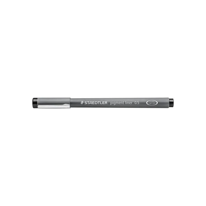 Staedtler Fineliner 308 05 mm zwart (pak 10 stuks)