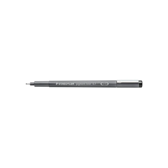 Staedtler Fineliner 308 07 mm zwart (pak 10 stuks)