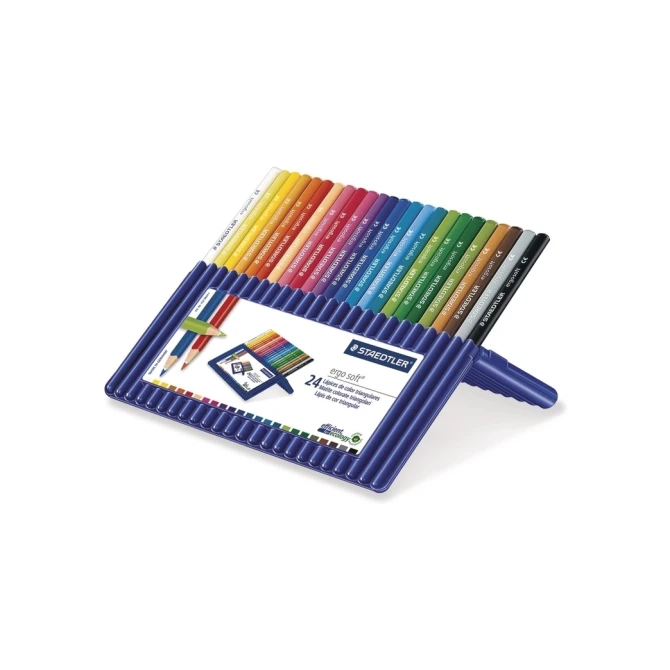 Staedtler Kleurpotloden driehoekige huls loodstiften assorti (pak 24 stuks) Staedtler Kleurpotloden driehoekige huls loodstiften assorti (pak 24 stuks)