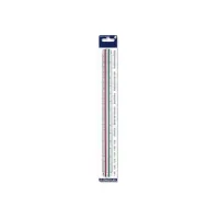 Staedtler Mars® 561-reductieschaalliniaal schalen: 1:100 1:200 1:250 1:300 1:400 1:500 kleurgecodeerd 30 cm