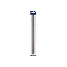 Staedtler Mars® 561-reductieschaalliniaal schalen: 1:100 1:200 1:250 1:300 1:400 1:500 kleurgecodeerd 30 cm Staedtler Mars® 561-reductieschaalliniaal schalen: 1:100 1:200 1:250 1:300 1:400 1:500 kleurgecodeerd 30 cm