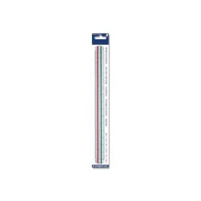 Staedtler Mars® 561-reductieschaalliniaal schalen: 1:20 1:25 1:33 1:50 1:75 1:100 kleurgecodeerd 30 cm Staedtler Mars® 561-reductieschaalliniaal schalen: 1:20 1:25 1:33 1:50 1:75 1:100 kleurgecodeerd 30 cm