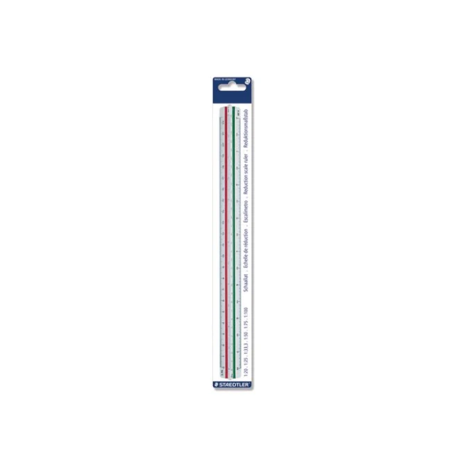 Staedtler Mars® 561-reductieschaalliniaal schalen: 1:20 1:25 1:33 1:50 1:75 1:100 kleurgecodeerd 30 cm Staedtler Mars® 561-reductieschaalliniaal schalen: 1:20 1:25 1:33 1:50 1:75 1:100 kleurgecodeerd 30 cm