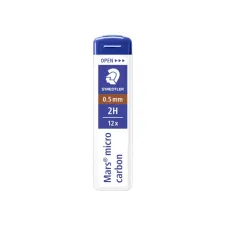 Staedtler Mars® Micro Carbon Potloodstift 2H 0.5 mm (pak 12 x 12 stuk) Staedtler Mars® Micro Carbon Potloodstift 2H 0.5 mm (pak 12 x 12 stuk)