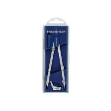 Staedtler Mars Passer Mars 554 basic Incl telescopisch verlengstuk zilverblauw Staedtler Mars Passer Mars 554 basic Incl telescopisch verlengstuk zilverblauw