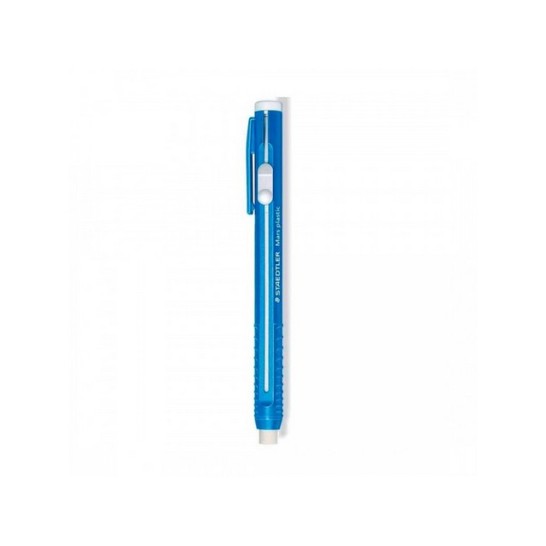Staedtler Mars Plastic 528 Gumhouder in Penvorm Blauw