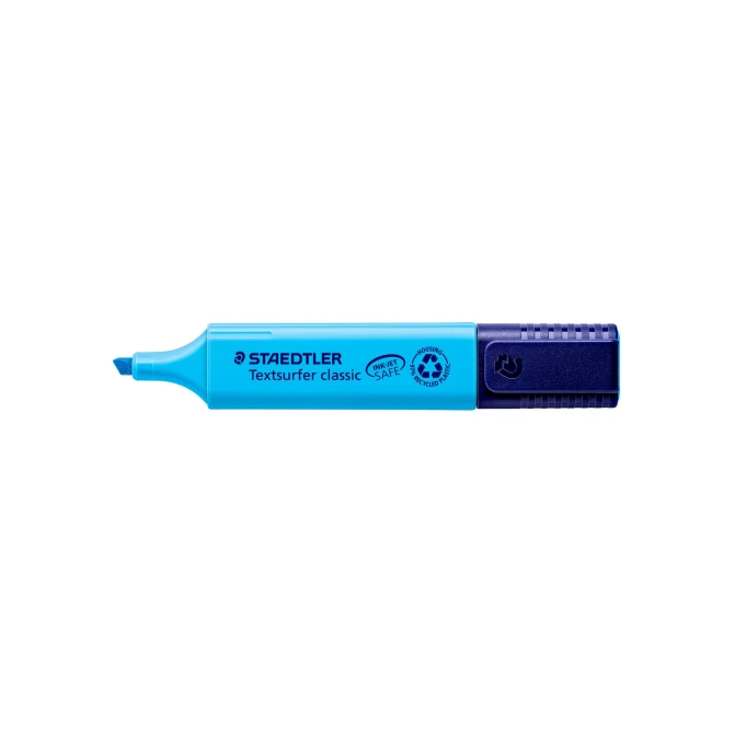 Staedtler Tekstmarker Textsurfer classic 364 1 - 5 mm blauw (doos 10 stuks) Staedtler Tekstmarker Textsurfer classic 364 1 - 5 mm blauw (doos 10 stuks)