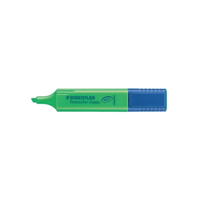 Staedtler Tekstmarker Textsurfer classic 364 1 - 5 mm groen (doos 10 stuks) Staedtler Tekstmarker Textsurfer classic 364 1 - 5 mm groen (doos 10 stuks)