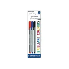Staedtler Triplus® Fineliner 334 superfijne punt 0.3 mm lijndikte assorti (zwart blauw rood) (blister 3 stuks) Staedtler Triplus® Fineliner 334 superfijne punt 0.3 mm lijndikte assorti (zwart blauw rood) (blister 3 stuks)