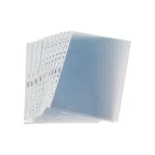 Staples A4 Showtas PP 50 micron 11-gaats Transparant (pak 100 stuks) Staples A4 Showtas PP 50 micron 11-gaats Transparant (pak 100 stuks)