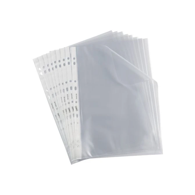 Staples A4 Showtas PP 80 micron 11-gaats Transparant (pak 25 stuks)