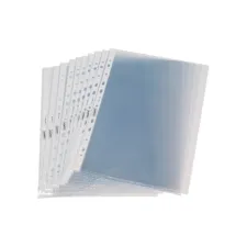 Staples A4 Showtas PP 90 micron 11-gaats Transparant (pak 100 stuks) Staples A4 Showtas PP 90 micron 11-gaats Transparant (pak 100 stuks)