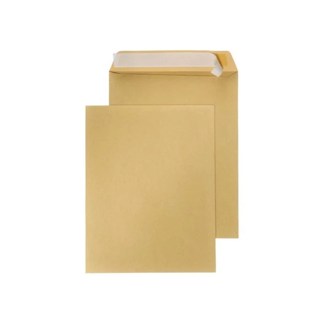 Staples Akte Envelop Zelfklevend 240 x 310 mm 90 g/m² Bruin (doos 250 stuks)