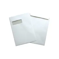 Staples Akte envelop gegomde klep met venster C4 229 x 324 mm 120 g/m² venster links (doos 250 stuks)