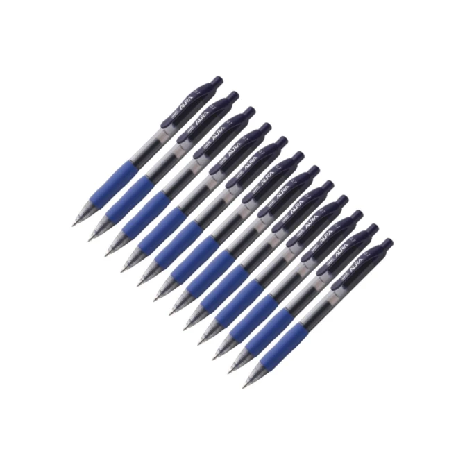 Gelpen AURA 0,7mm blauw / 12 stuks Gelpen AURA 0,7mm blauw / 12 stuks
