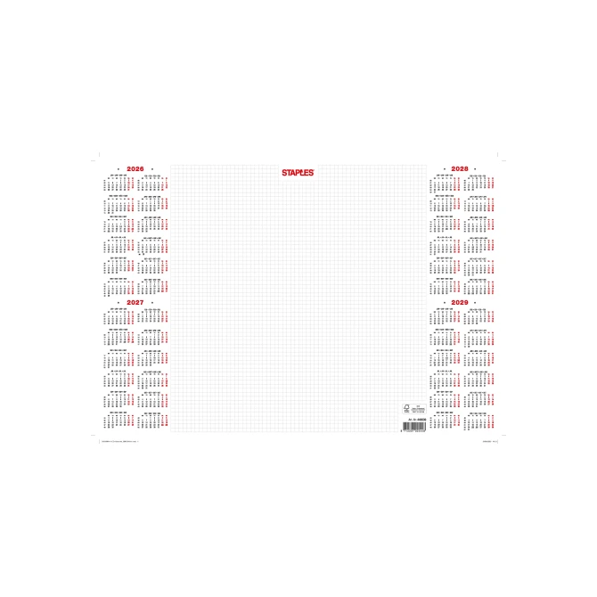 Staples Bureau-onderlegblok 50 x 35 cm (1 blok x 40 vellen)