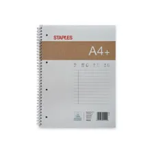 Staples Collegeblok A4 Gelinieerd 4-gaats Wit (pak 5 x 80 vel) Staples Collegeblok A4 Gelinieerd 4-gaats Wit (pak 5 x 80 vel)