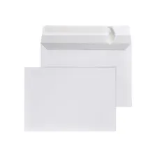 Staples Dienst envelop Peel & Seal klep superwit C6 114 x 162 mm 80 g/m² (doos 500 stuks) Staples Dienst envelop Peel & Seal klep superwit C6 114 x 162 mm 80 g/m² (doos 500 stuks)