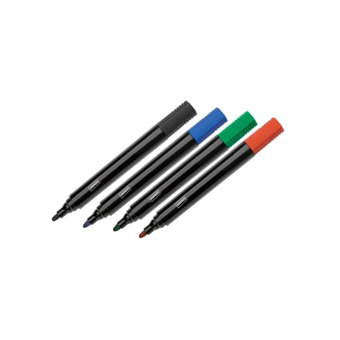 Staples DuraMark 2070 Permanente Marker 3 mm assorti (pak 4 stuks) Staples DuraMark 2070 Permanente Marker 3 mm assorti (pak 4 stuks)