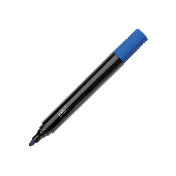 Staples DuraMark 2070 Permanente Marker Ronde Punt 3 mm Blauw (pak 10 stuks) Staples DuraMark 2070 Permanente Marker Ronde Punt 3 mm Blauw (pak 10 stuks)