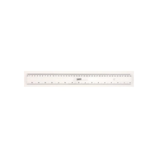 Staples Liniaal barstbestendig 40 cm / 1575 inch transparant