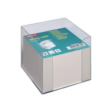 Staples Memoblok Transparante houder incl. papier Staples Memoblok Transparante houder incl. papier