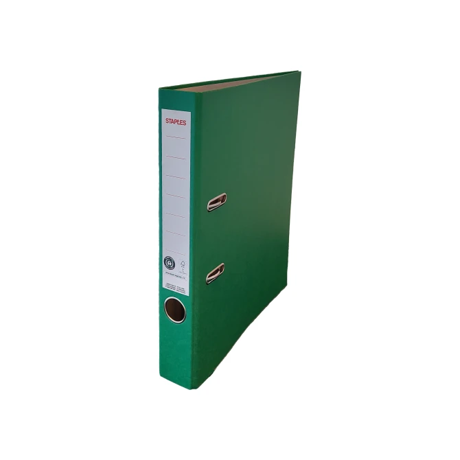 Staples Ordner A4 Rugbreedte 50 mm Karton Groen Staples Ordner A4 Rugbreedte 50 mm Karton Groen