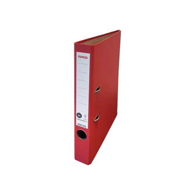 Staples Ordner A4 Rugbreedte 50 mm Karton Rood Staples Ordner A4 Rugbreedte 50 mm Karton Rood